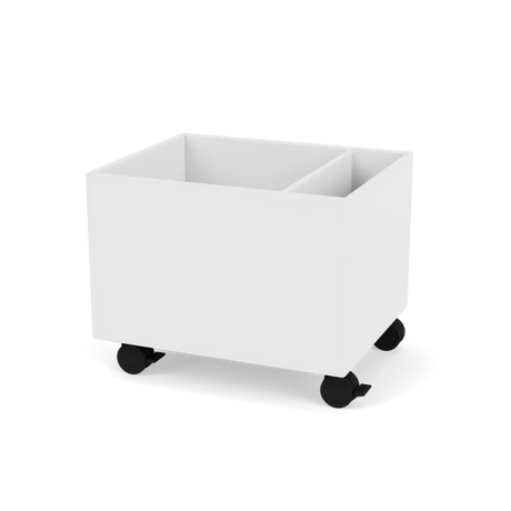 Plantekasse B46,8 cm, inkl. Räder von Montana - Schnee / Tiefe: 38 cm - Jacobsen Plus