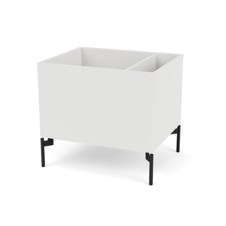 Pflanzkasten B46,8 cm T38, inkl. Beine von Montana - Weiß (white 01) / Schwarz - Jacobsen Plus