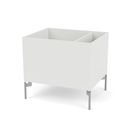 Pflanzkasten B46,8 cm T38, inkl. Beine von Montana - Weiß (white 01) / Krom - Jacobsen Plus