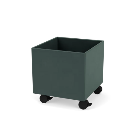 Pflanzkasten B35,4 cm, inkl. Rollen von Montana - Black Jade / Tiefe: 38 cm - Jacobsen Plus