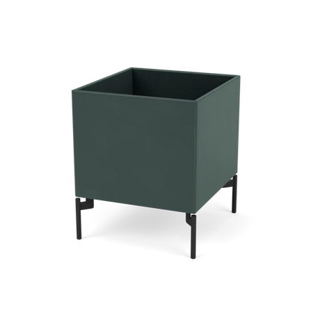 Pflanzkasten B35,4 cm T38, inkl. Beine von Montana - Black Jade / Schwarz - Jacobsen Plus
