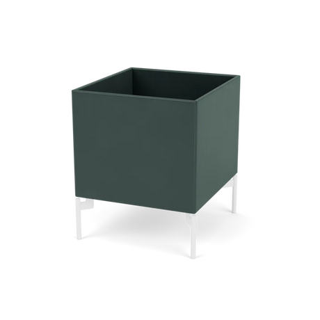 Pflanzkasten B35,4 cm T38, inkl. Beine von Montana - Black Jade / Schnee - Jacobsen Plus