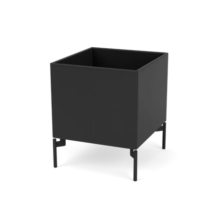 Pflanzkasten B35,4 cm T38, inkl. Beine von Montana - Schwarz / Schwarz - Jacobsen Plus