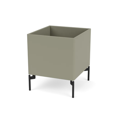 Pflanzkasten B35,4 cm T38, inkl. Beine von Montana - Fenchel / Schwarz - Jacobsen Plus