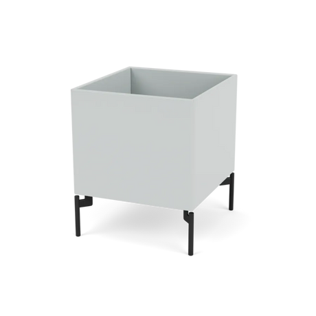 Pflanzkasten B35,4 cm T38, inkl. Beine von Montana - Oyster / Schwarz - Jacobsen Plus