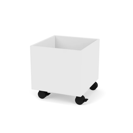 Pflanzkasten B35,4 cm, inkl. Rollen von Montana - Schnee / Tiefe: 38 cm - Jacobsen Plus