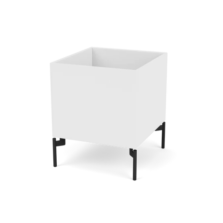 Pflanzkasten B35,4 cm T38, inkl. Beine von Montana - Schnee / Schwarz - Jacobsen Plus