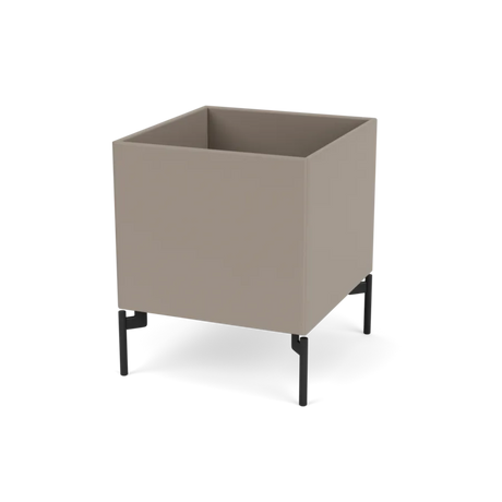 Pflanzkasten B35,4 cm T38, inkl. Beine von Montana - Trüffel / Schwarz - Jacobsen Plus