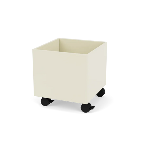 Pflanzkasten B35,4 cm, inkl. Rollen von Montana - Vanille / Tiefe: 38 cm - Jacobsen Plus