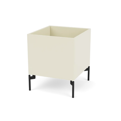 Pflanzkasten B35,4 cm T38, inkl. Beine von Montana - Vanille / Schwarz - Jacobsen Plus
