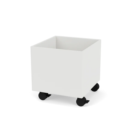 Pflanzkasten B35,4 cm, inkl. Rollen von Montana - Weiß (white 01) / Tiefe: 38 cm - Jacobsen Plus