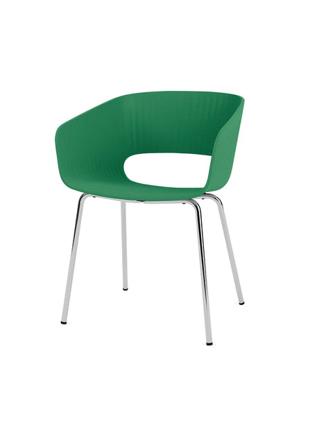 Marée 401 Esszimmerstuhl von Montana - Gestell aus Chrom / Parsley - Jacobsen Plus
