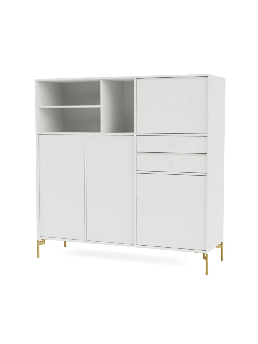  - White / Inkl. ben - messing - Jacobsen Plus