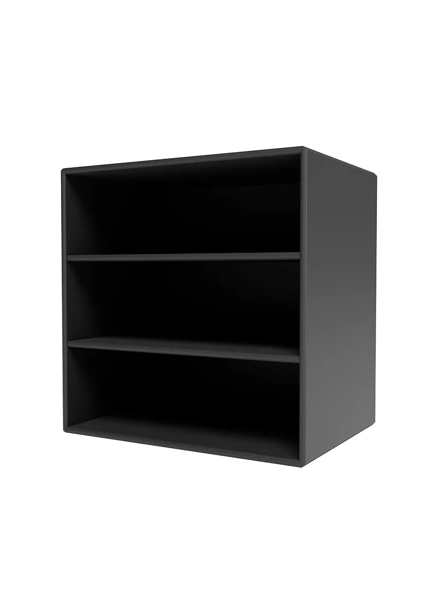 Montana Mini 1004 Modul mit horizontalen Regalbrettern - Anthrazit - Jacobsen Plus