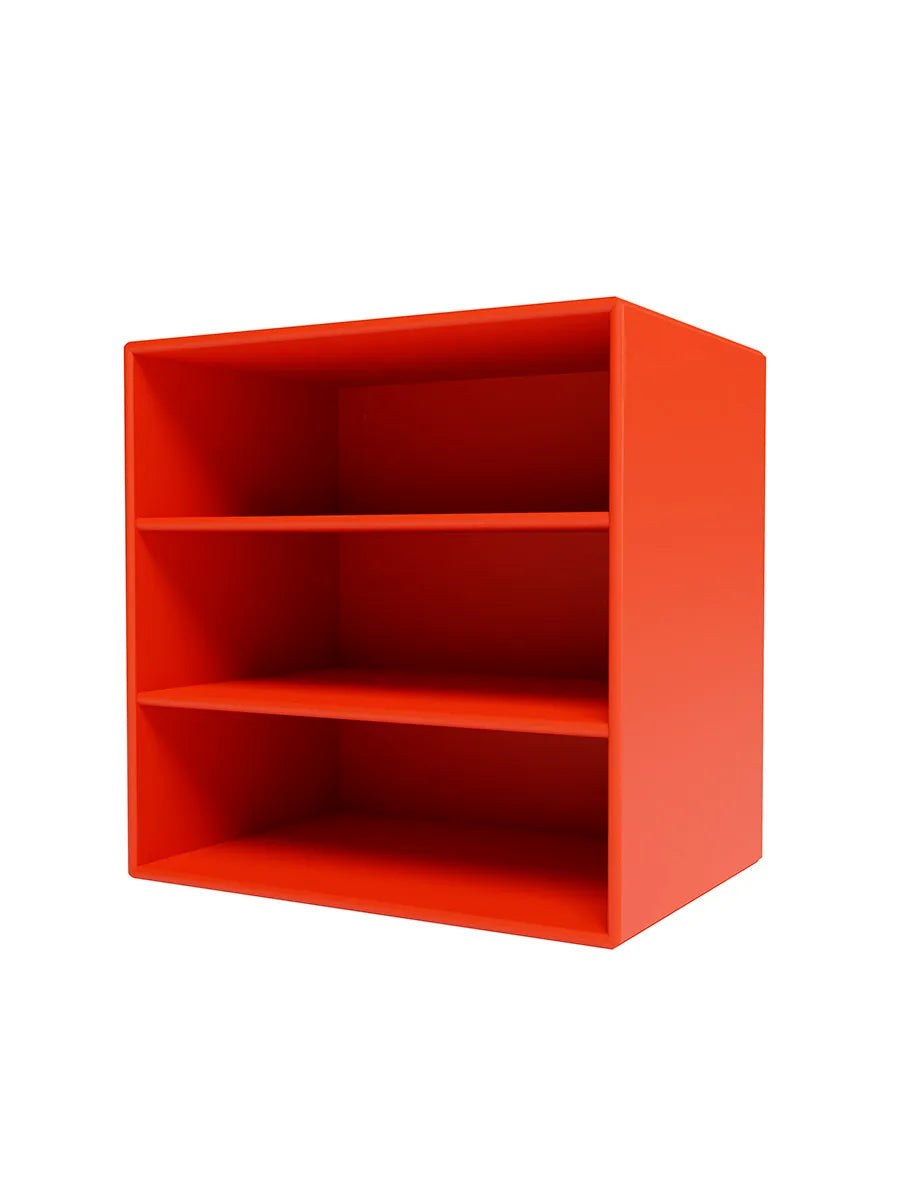 Montana Mini 1004 Modul mit horizontalen Regalbrettern - Hagebutte - Jacobsen Plus