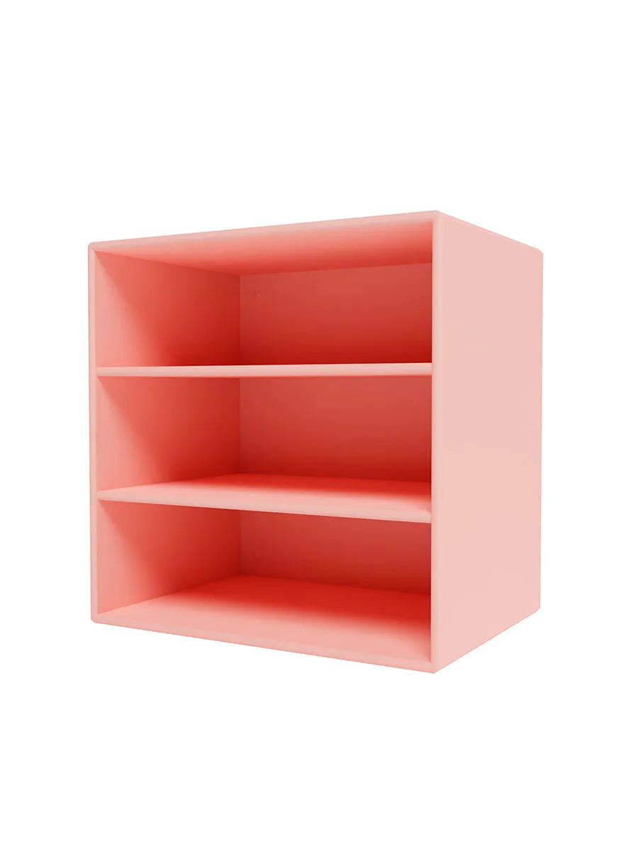 Montana Mini 1004 Modul mit horizontalen Regalbrettern - Ruby - Jacobsen Plus