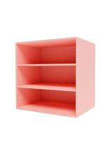 Montana Mini 1004 Modul mit horizontalen Regalbrettern - Ruby - Jacobsen Plus