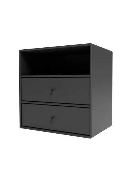Montana Mini 1006 Modul m. Zwei Schubladen - Anthrazit - Jacobsen Plus