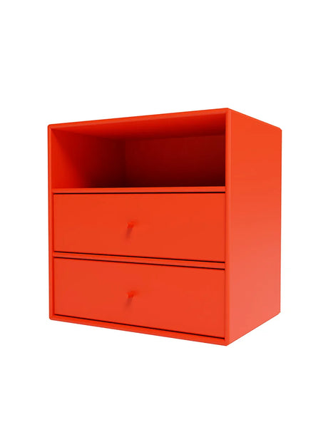 Montana Mini 1006 Modul m. Zwei Schubladen - Hagebutte - Jacobsen Plus