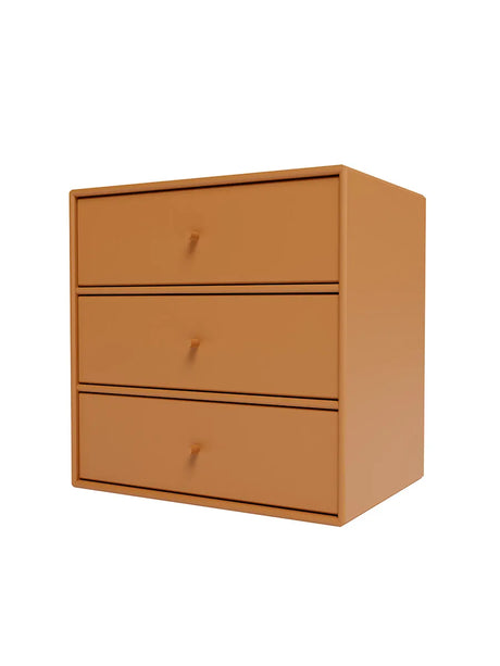 Montana Mini 1007 Modul m. Drei Schubladen - Amber - Jacobsen Plus