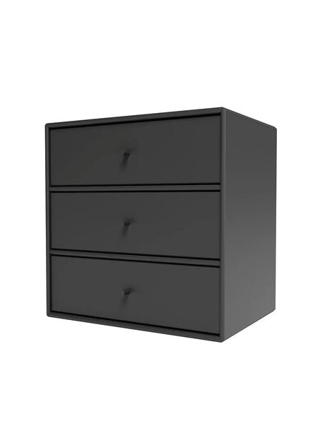 Montana Mini 1007 Modul m. Drei Schubladen - Anthrazit - Jacobsen Plus