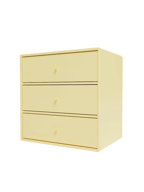 Montana Mini 1007 Modul m. Drei Schubladen - Kamille - Jacobsen Plus