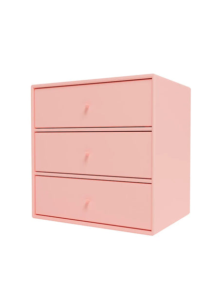 Montana Mini 1007 Modul m. Drei Schubladen - Ruby - Jacobsen Plus
