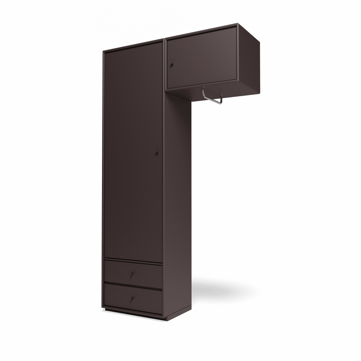 Attire II garderobe, inkl. sokkel 3 cm fra Montana - Balsamic - Jacobsen Plus