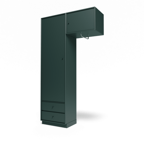 Attire II garderobe, inkl. sokkel 7 cm fra Montana - Black Jade - Jacobsen Plus