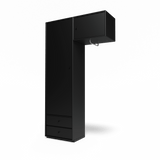 Attire II garderobe, inkl. sokkel 3 cm fra Montana - Black - Jacobsen Plus