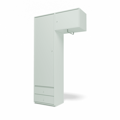 Attire II garderobe, inkl. sokkel 3 cm fra Montana - Mist - Jacobsen Plus