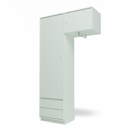 Attire II garderobe, inkl. sokkel 7 cm fra Montana - Mist - Jacobsen Plus