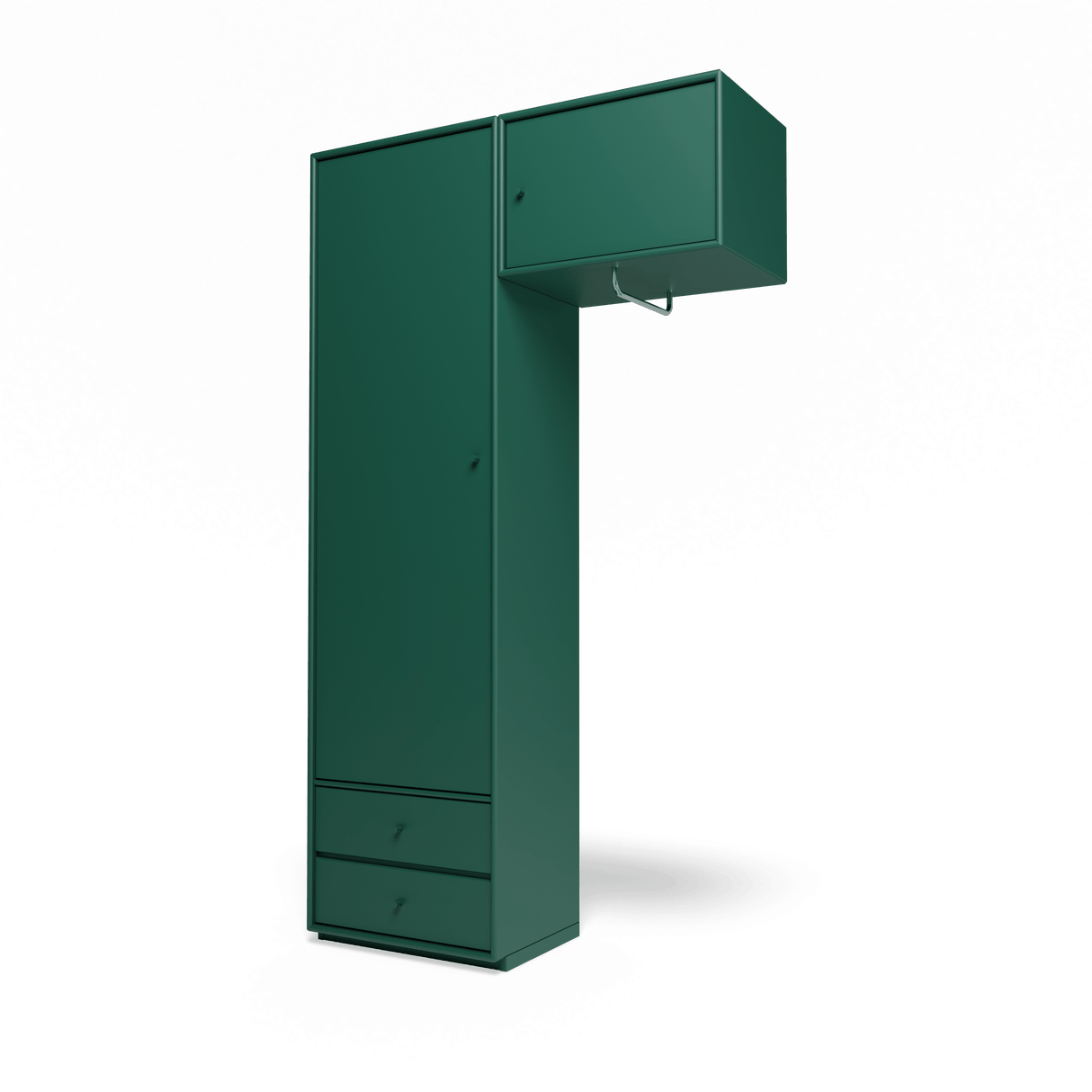 Attire II garderobe, inkl. sokkel 3 cm fra Montana - Pine - Jacobsen Plus