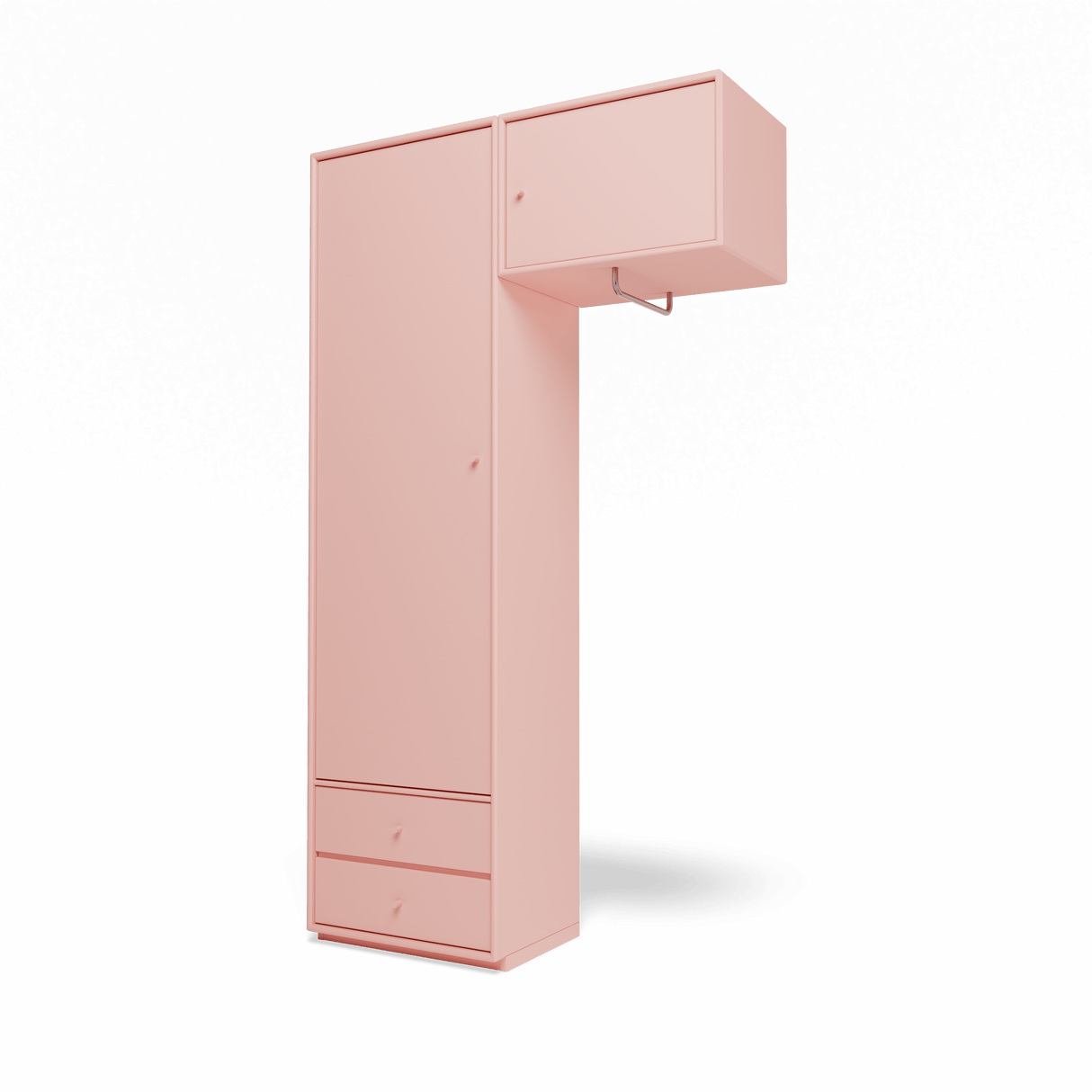 Attire II garderobe, inkl. sokkel 3 cm fra Montana - Ruby - Jacobsen Plus