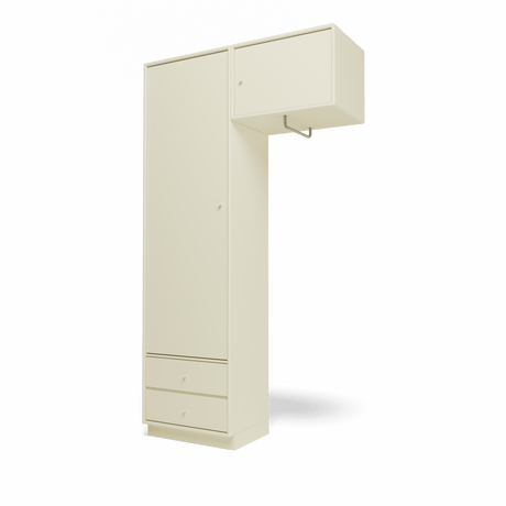 Attire II garderobe, inkl. sokkel 7 cm fra Montana - Vanilla - Jacobsen Plus