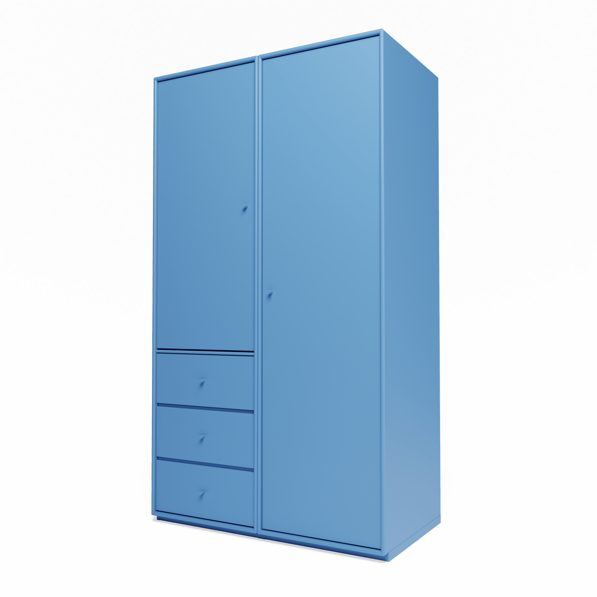Attire III Garderobe, inkl. Sockel 3 cm von Montana - Azure - Jacobsen Plus