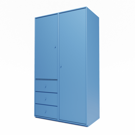 Attire III garderobe, inkl. sokkel 3 cm fra Montana - Azure - Jacobsen Plus