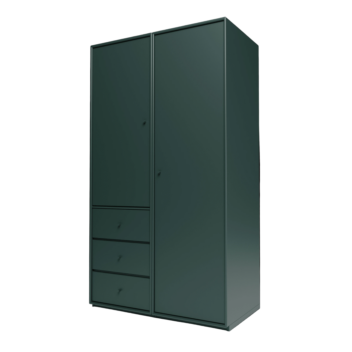 Attire III Garderobe, inkl. Sockel 3 cm von Montana - Black Jade - Jacobsen Plus