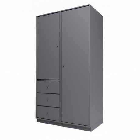Attire III garderobe, inkl. sokkel 7 cm fra Montana - Coal - Jacobsen Plus