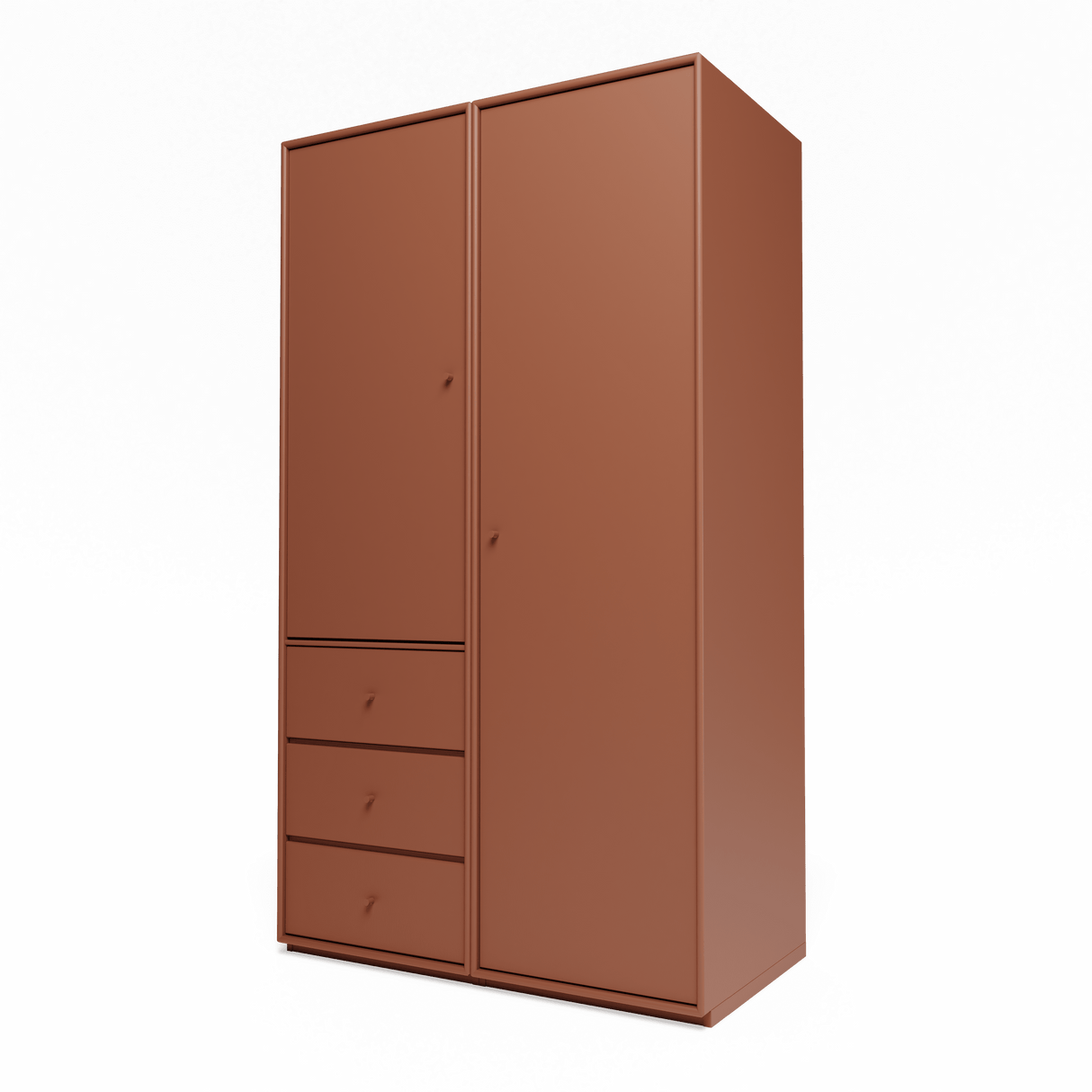 Attire III Garderobe, inkl. Sockel 3 cm von Montana - Hazelnut - Jacobsen Plus
