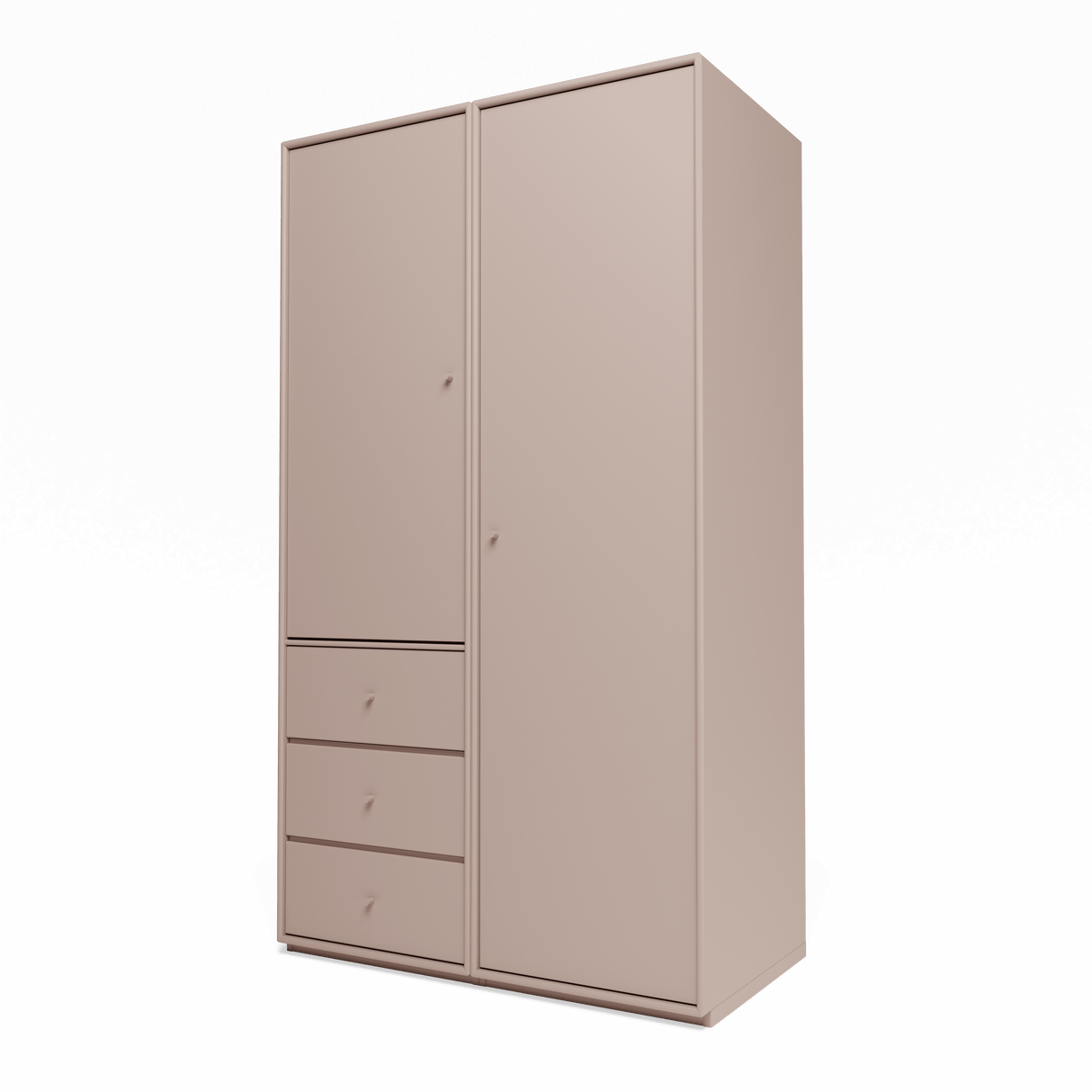 Attire III Garderobe, inkl. Sockel 3 cm von Montana - Mushroom - Jacobsen Plus