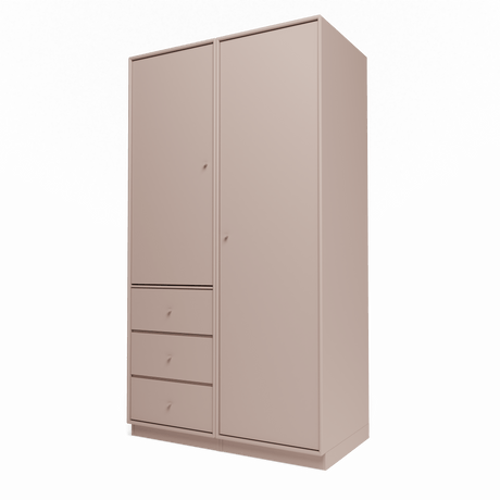 Attire III garderobe, inkl. sokkel 7 cm fra Montana - Mushroom - Jacobsen Plus