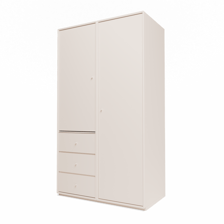 Attire III garderobe, inkl. sokkel 3 cm fra Montana - Oat - Jacobsen Plus