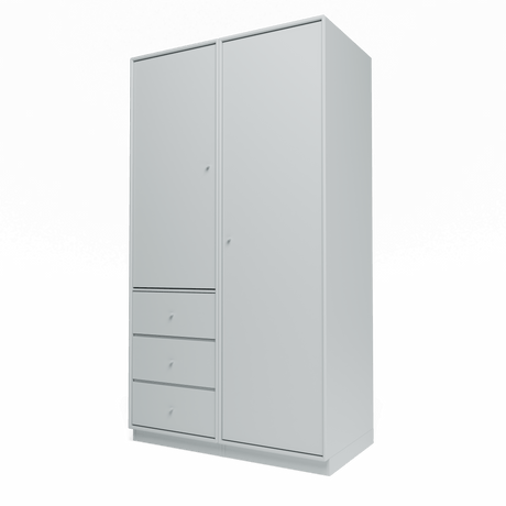 Attire III garderobe, inkl. sokkel 7 cm fra Montana - Oyster - Jacobsen Plus