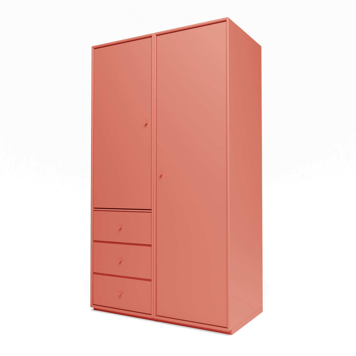 Attire III Garderobe, inkl. Sockel 3 cm von Montana - Rhabarber - Jacobsen Plus