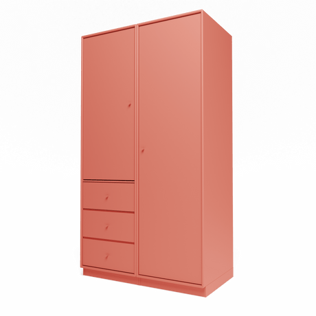 Attire III garderobe, inkl. sokkel 7 cm fra Montana - Rhubarb - Jacobsen Plus