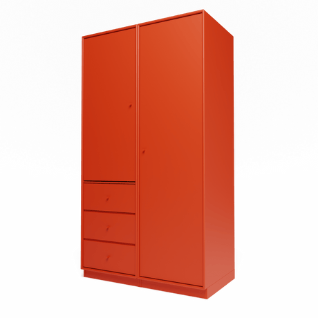 Attire III garderobe, inkl. sokkel 7 cm fra Montana - Rosehip - Jacobsen Plus