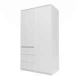 Attire III Garderobe, inkl. Sockel 3 cm von Montana - Schnee - Jacobsen Plus