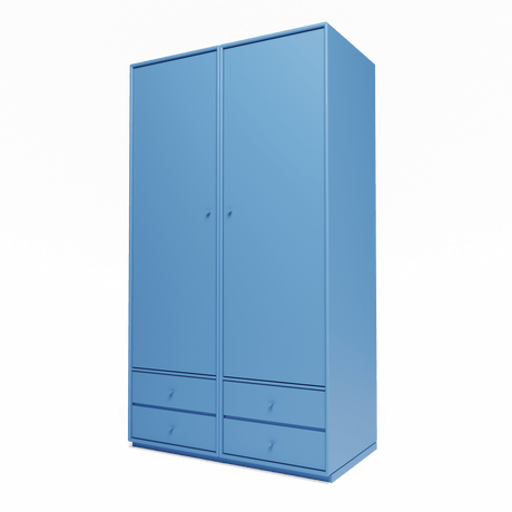 Attire IV garderobe, inkl. sokkel 3 cm fra Montana - Azure - Jacobsen Plus