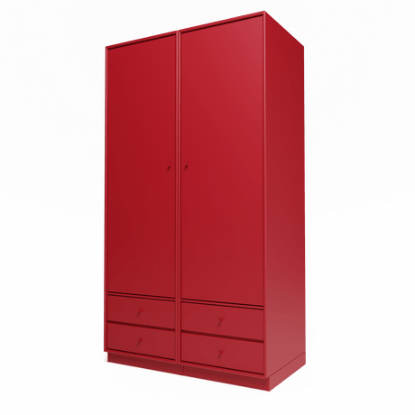 Attire IV garderobe, inkl. sokkel 7 cm fra Montana - Beetroot - Jacobsen Plus